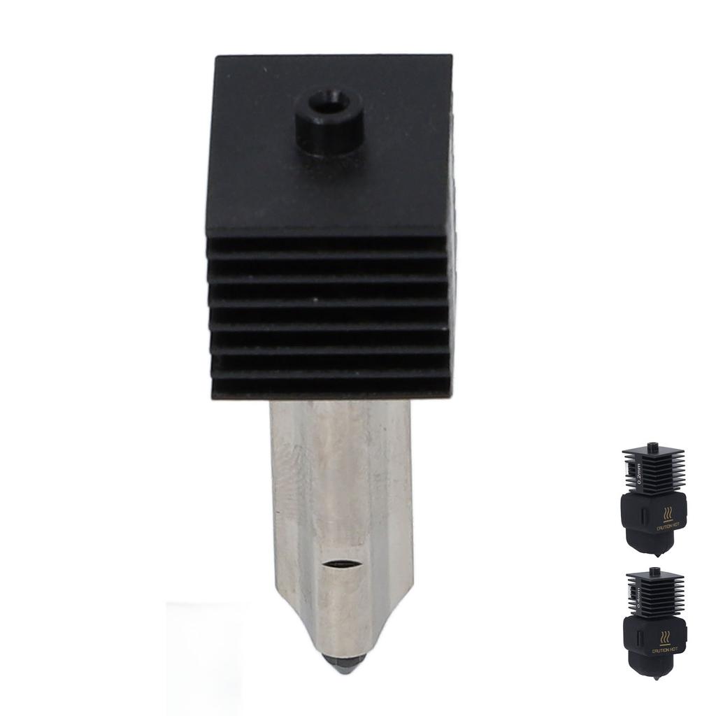 3D-Druckerende Abnehmbares Gehärteter Stahl Düsen-Kit Extruder Ersatzzubehör für Bambu Lab A1 A1 Mini