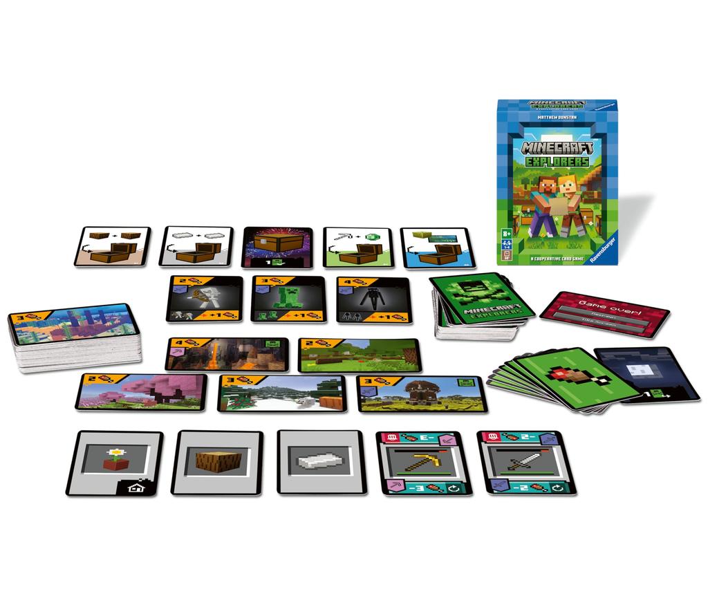 Ravensburger Minecraft Explorers Card Game Board Table 22588 0 (Cooperative Game, Game, Game)