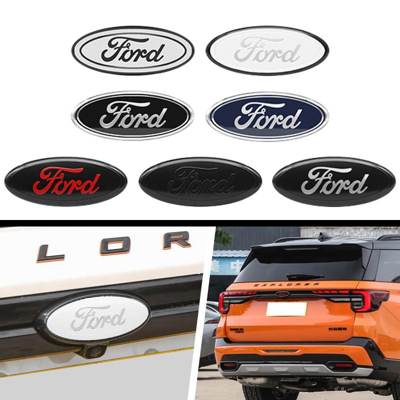 Car Front Rear Trunk Emblem Cover Sticker for Ford Focus Mondeo Edge Ecosport Ranger Fiesta Fusion Kuga Accessories