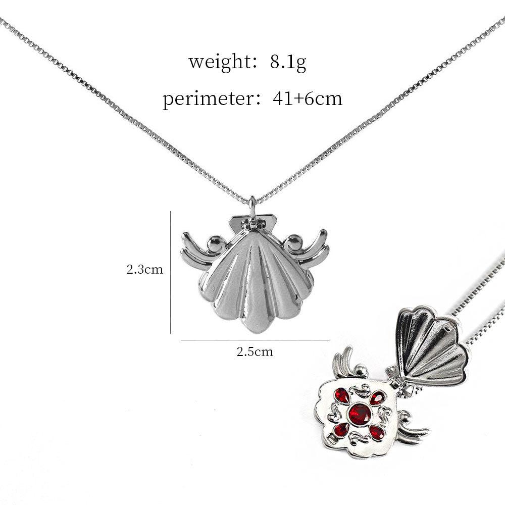 Anime Mermaid Melody Pichi Pichi Pitch Necklace Nanami Ruchia Lucia Hanon Hosho Cosplay Necklace Jewelry Shell Pendant Choker Accessories