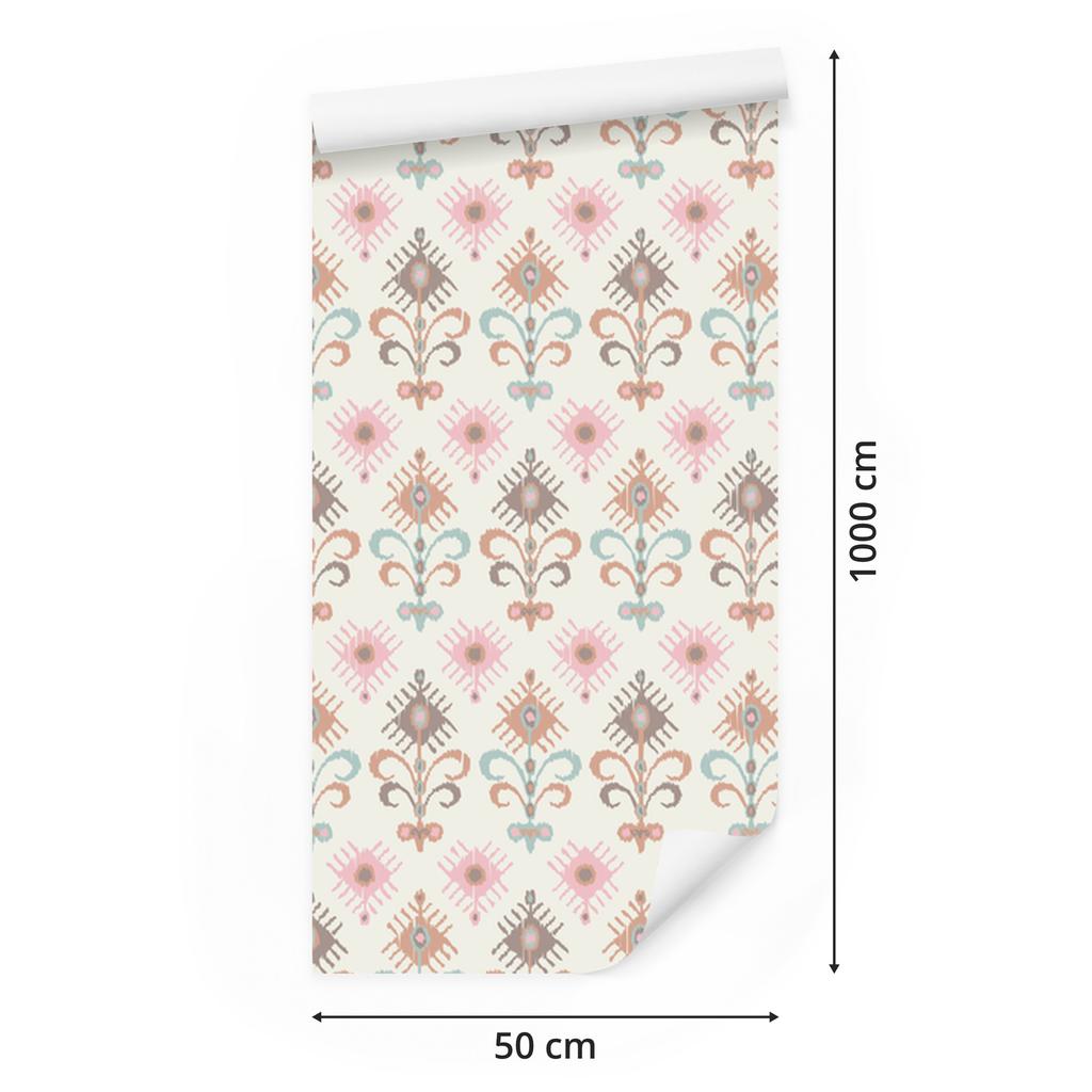 Indian pattern decorative wallpaper for living room and bedroom 50x1000