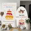 Korean Style First Birthday Decorations: Balloons & Backdrop for Boys & Girls
