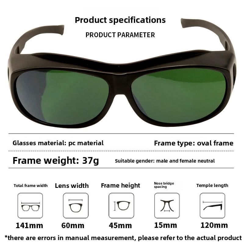 Welder Anti-laser Glasses Anti-strong Light Ultraviolet Arc Welding Argon Arc Welding Labor Protection Glasses Electric Welding Glasses