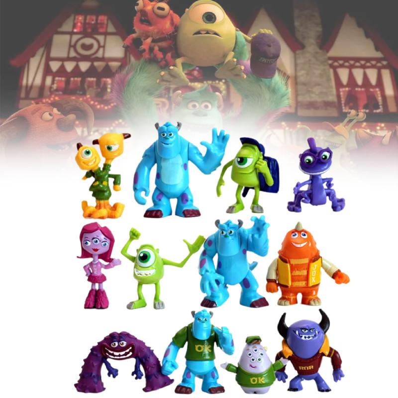 12 Unique Pvc Monster Dolls From Monster University Creative Figurines For Collectors