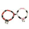 Magnetic Heart Beaded Couple Bracelets – Elastic Jewelry for Best Friends