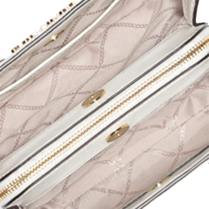 New MICHAEL KORS Camille Leather Tote Bag Shopping Bag Killer Bag Handbag Crossbody Bag Small Size Women's Milk White 30T0GCAS1L-289