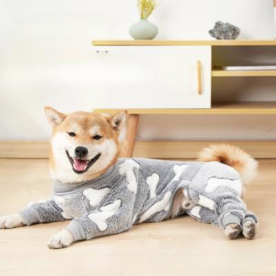 Pet Four-legged Clothes, Winter Pajamas, Dog Supplies, Pet Supplies, Clothes for Cold Protection and Warmth Retention