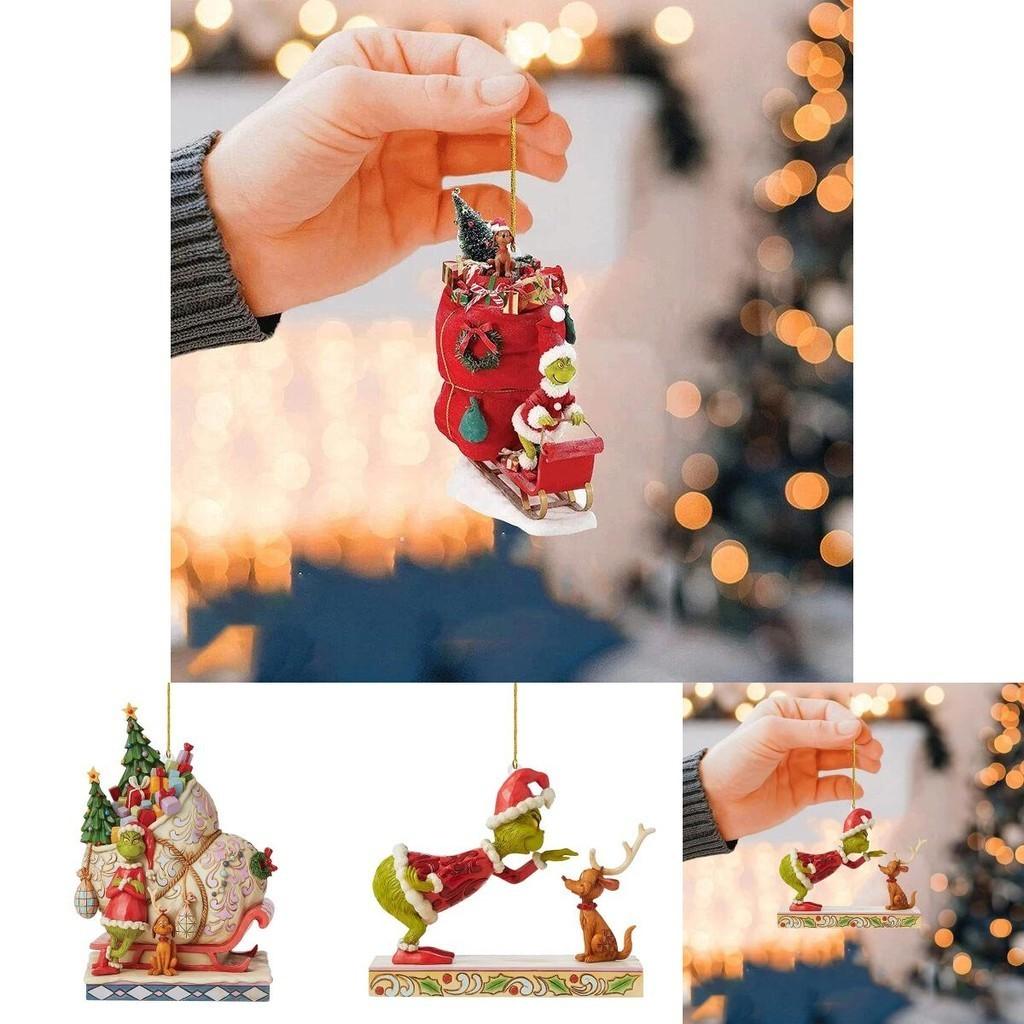 Grinch Christmas Trees Ornaments Xmas Home Decor Pendant Gift