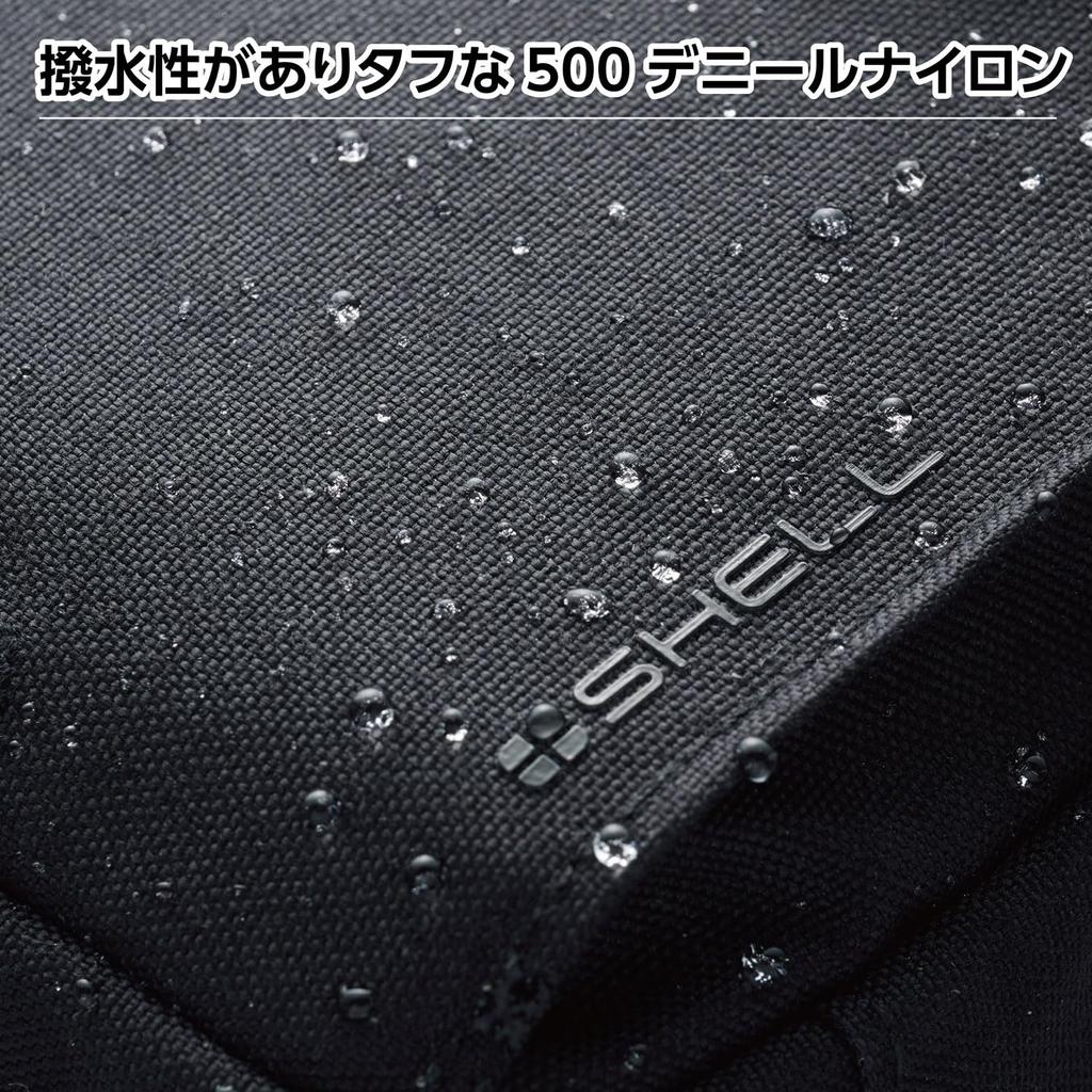 Hakuba Travel Messenger HAKUBA Gadget Pouch Plus Shell Utility Shoulder AZ Shoulder Waist Smartphone Camera Black Bag, Pouch, Bag, Pouch, Pouch,