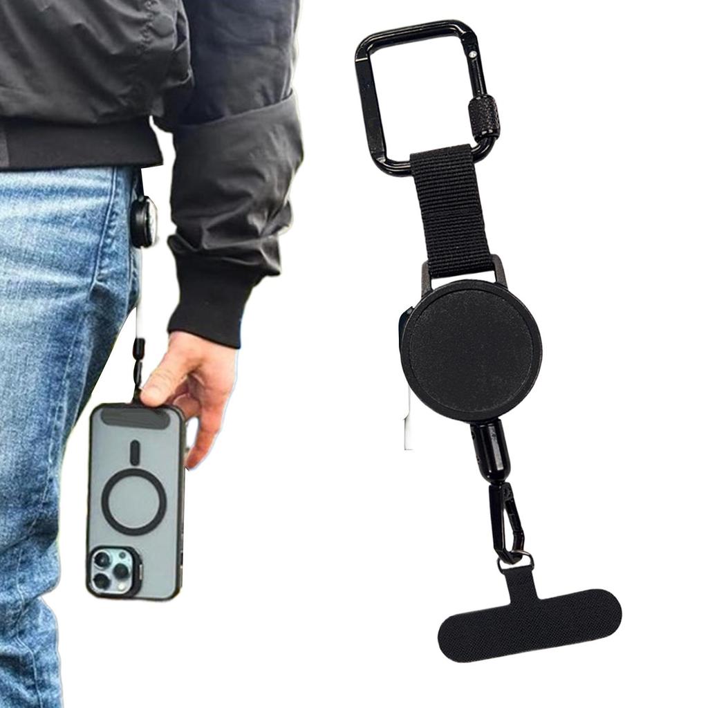 Retractable Anti-Theft Phone Holder Cellphone Lanyard Strap Smartphone Case Safety Tether with Belt Clip Cellphone Lanyard