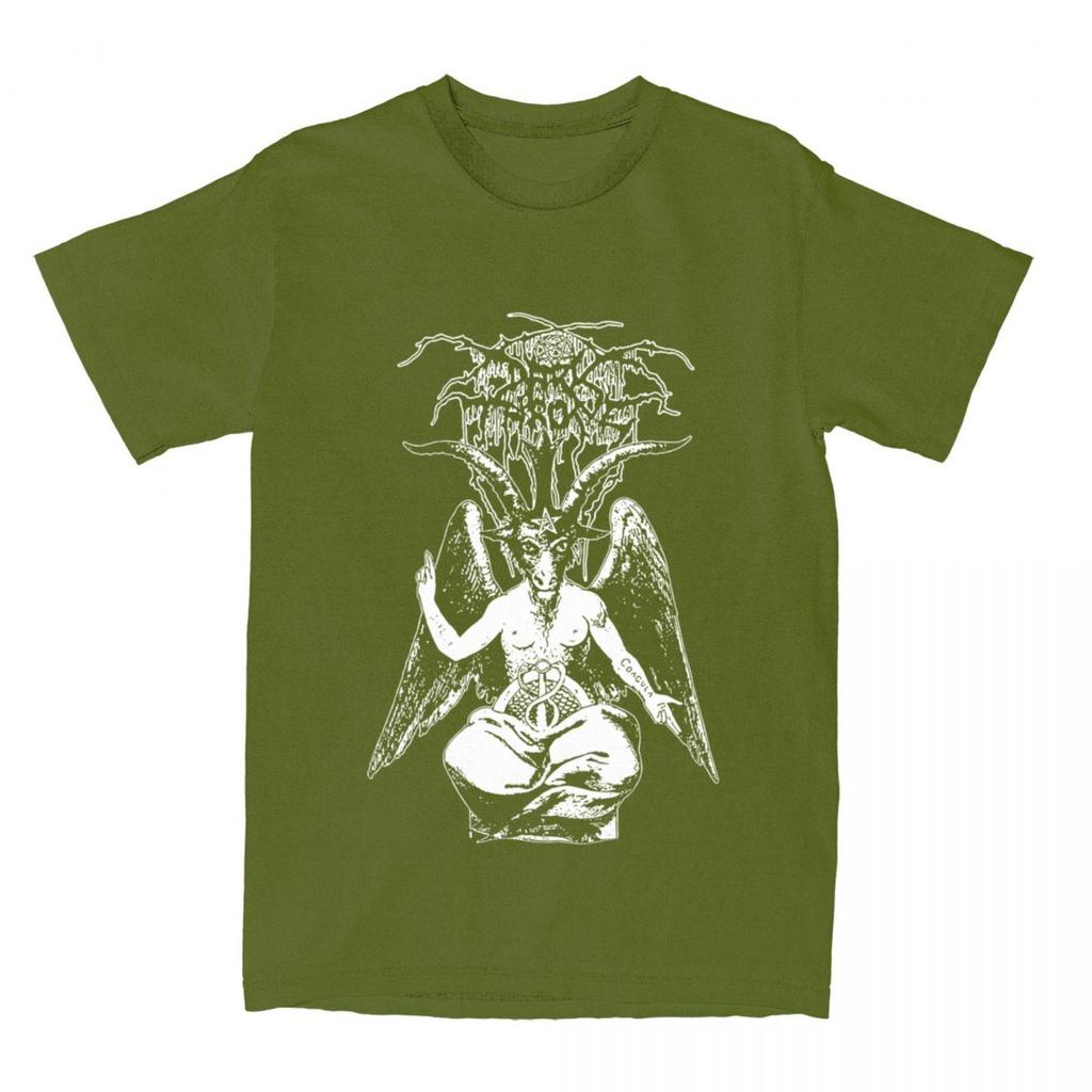 Darkthrone Band Death Metal Accessories Shirt for Men Women Vintage Pure Cotton Tee Shirt O Neck Short Sleeve Plus Size Clothes