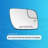 For Ford Explorer Passenger Side Mirror 2011 2012 2013 2014 2015 2016 2017 | SNEMEEY Right Heated View Mirror Glass Replacement with Backing Plate,