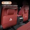 Pour Mitsubishi Outlander Pajero Asx Lancer EX Evolution X Ralliart Protection de dossier de siège de voiture Coussin anti-coup de pied Sac de rangement pour siège arrière