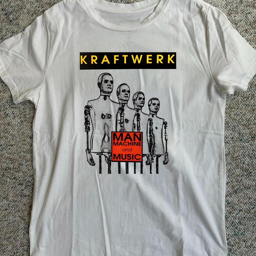 Rare! Kraftwerk Band Man Machine In Music Shirt Unisex Concert S to 5XL AR418 Unisex T-Shirt XL