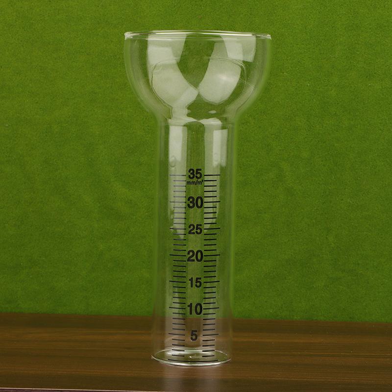 Replacement Glass For Rain Gauge Precipitation Gauge Glass Rainwater Gauge 35mm Outdoor Rain Measuring Tube Garden Test Tools