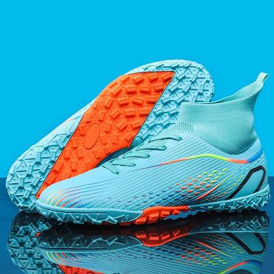 33-46 erkek Yüksek Top Çorap Ağız Futbol Ayakkabıları TF Kırık Çiviler Gençlik Spor Ayakkabı Futbol Antrenman Ayakkabıları Çocuk Futbol Boots