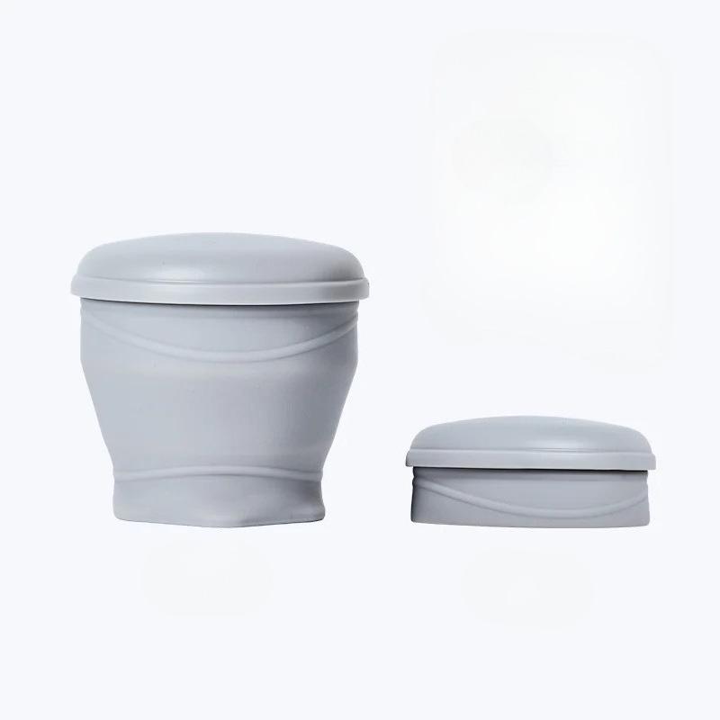 Faltbarer Wasserbecher 180ml für Reisen und Geschäftsreisen Tragbare Silikon-Campingtasse Lebensmittelqualität Outdoor-Trinkbecher