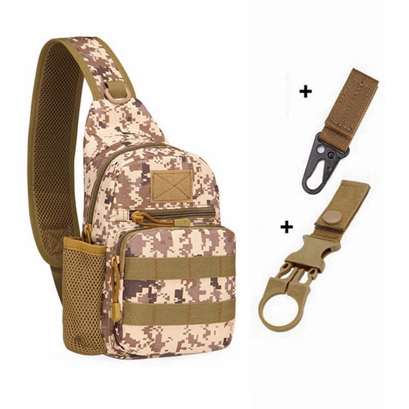 Outdoor Shoulder Bag Men Hiking Backpack Nylon Outdoor Camping Fishing Molle Cycling Trekking Chest Sling Bag