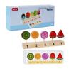 DIY Simulation Wooden Pretend Play Game Ice Cream Lollipop Color Cognition Matching Early Education Toys For Children Kids
