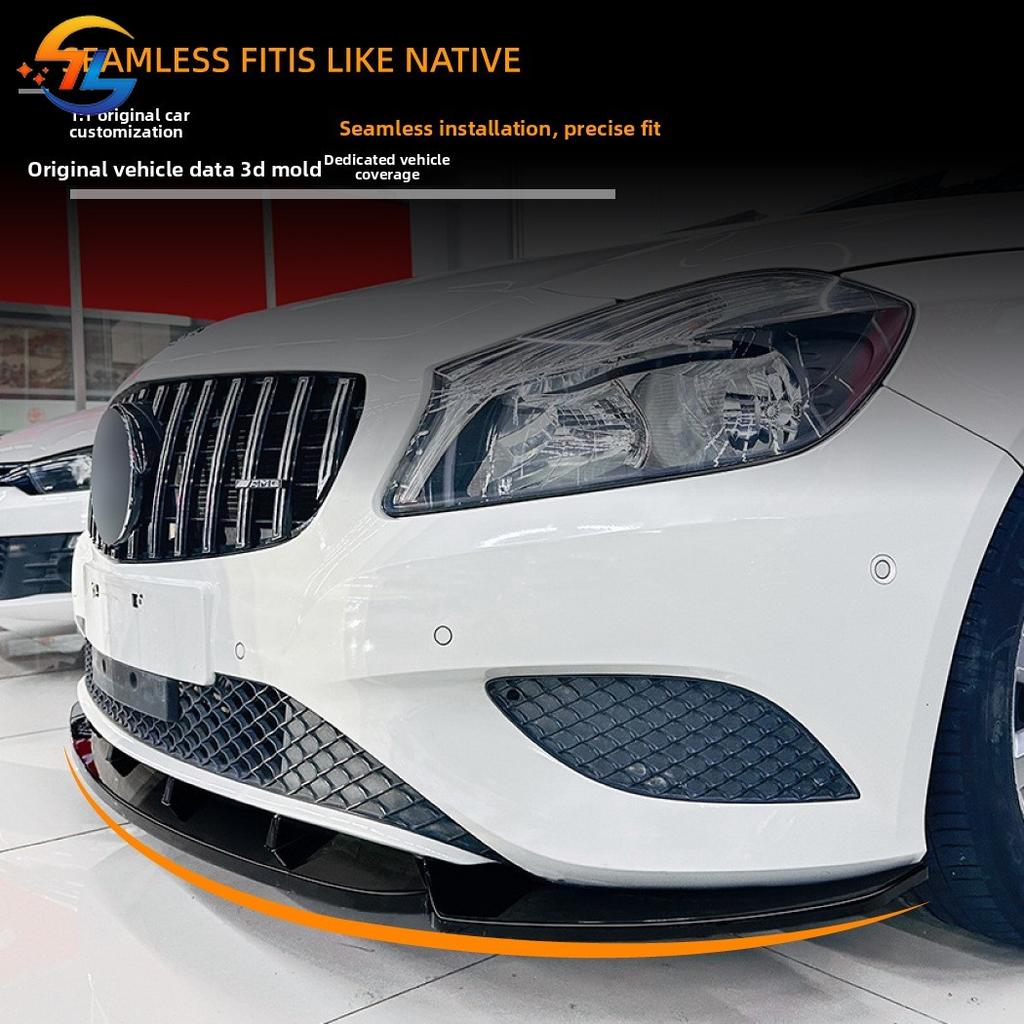 For Mercedes-Benz A Class W176 2013-2015 Front Lip Front Shovel Spoiler Surround Exterior Decoration Modification Accessories
