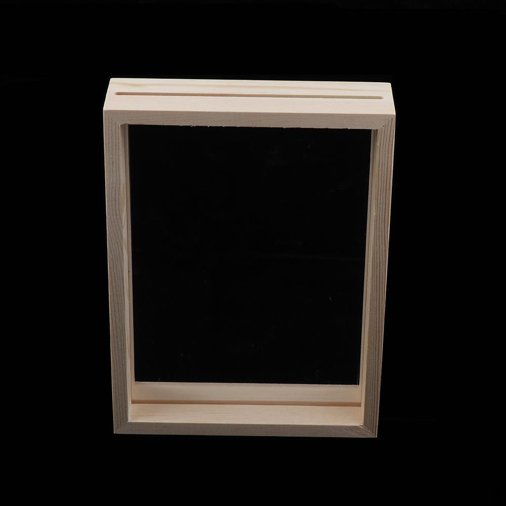 Clear Wooden Glass Picture