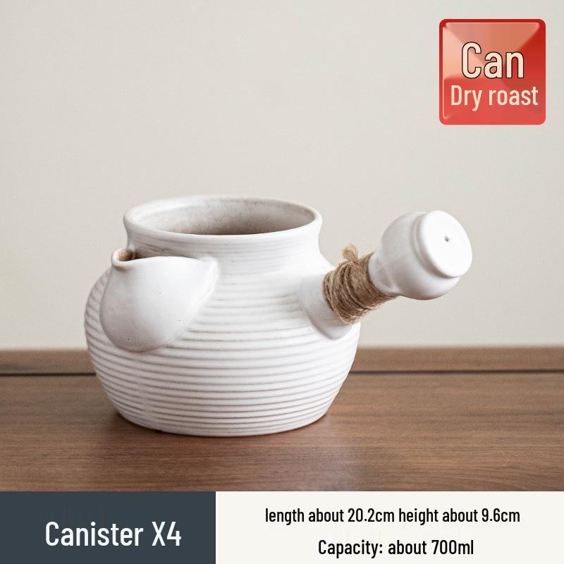 Large Capacity Electric Ceramic Stove Tea Set with Warmer for Indoor and Outdoor Use