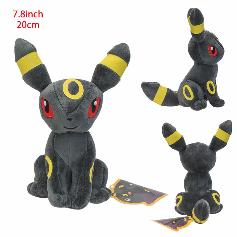 32 Style Eevee Plush Toy Pokemon Eeveelution Umbreon Vaporeon Jolteon Flareon Espeon Leafeon Cartoon Stuffed Animal Doll Peluche