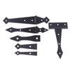 2Pcs Furniture Cupboard Door Hinge Folding Black Iron Hinge For The Cabinet Door Durable Hardware Accessories For Home Use