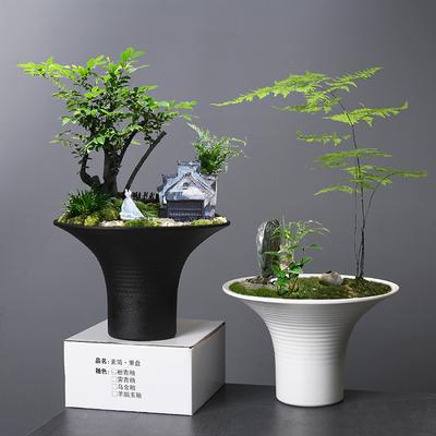 Vaso da fiori in ceramica Vaso da fiori aperto Accessori per composizioni floreali Fioriera Vaso da fiori in vaso Vaso da fiori Jianshan Accessori per piante Vasi Vasi