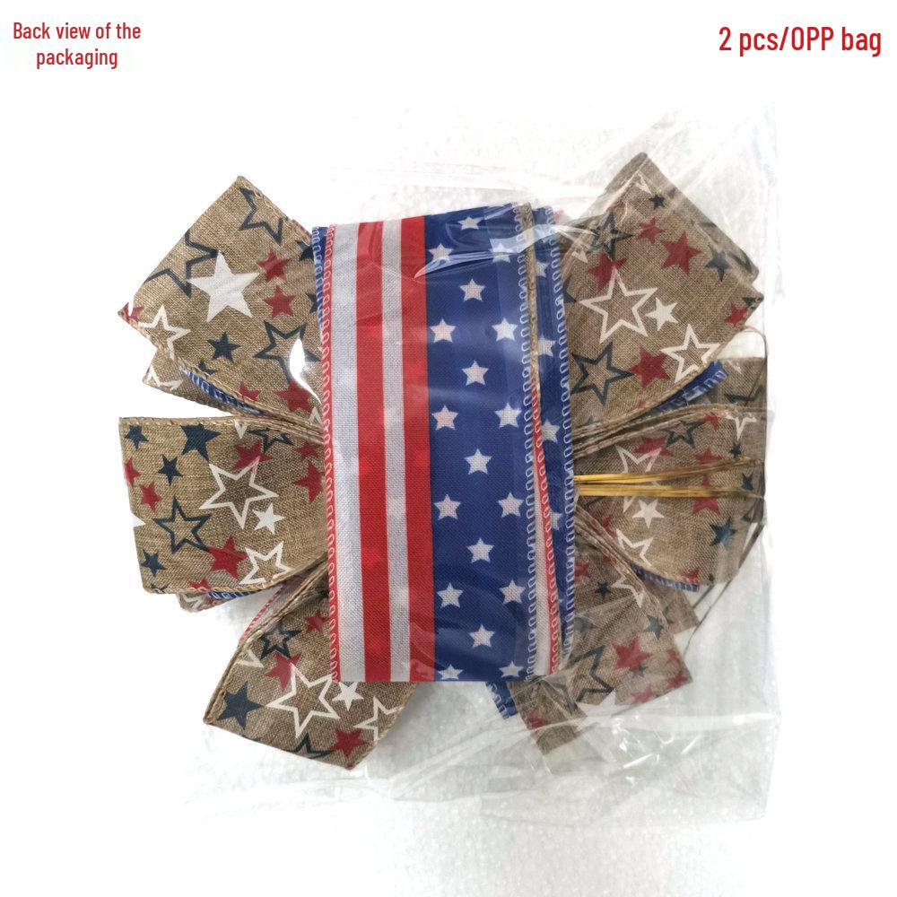 American Independence & Memorial Day Decorative Bow - 1/2 Pack