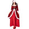 Of Set Full Christmas Costumes Santa Claus For Adults Red Christmas Sant Clothes
