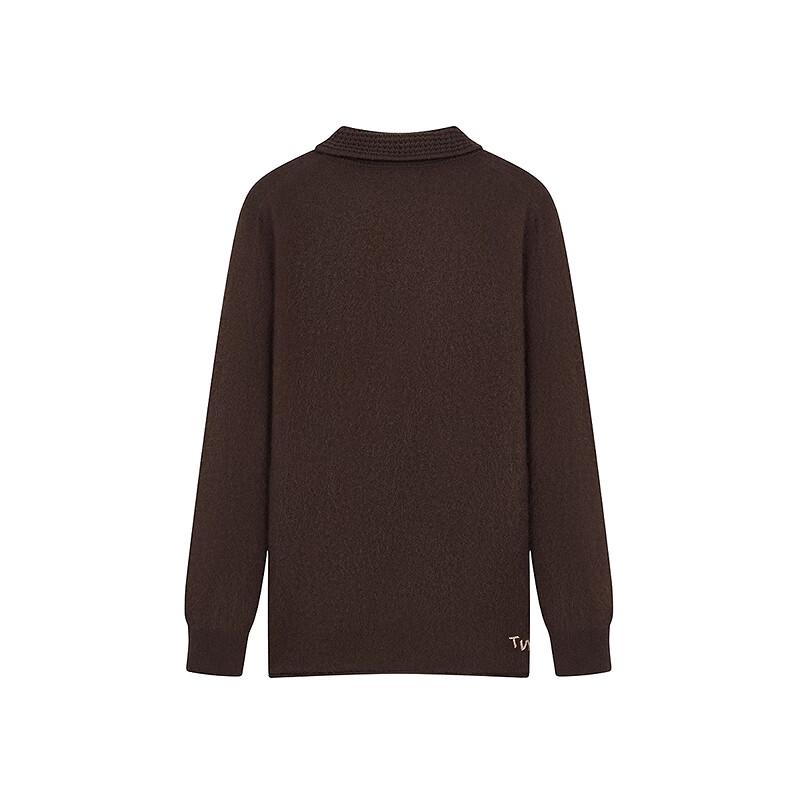 Teenie Weenie Women's Cartoon Bear Polo Knit Sweater