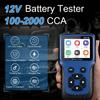 12V Car Battery Tester, 100-2000CCA Fast Accurate 12V Battery Load Tester, Digital Battery Analyzer for Car Truck Motorcycle ATV SUV Boat Yacht