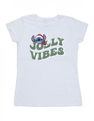 Womens/Ladies Lilo & Stitch Jolly Chilling Vibes Cotton T-Shirt