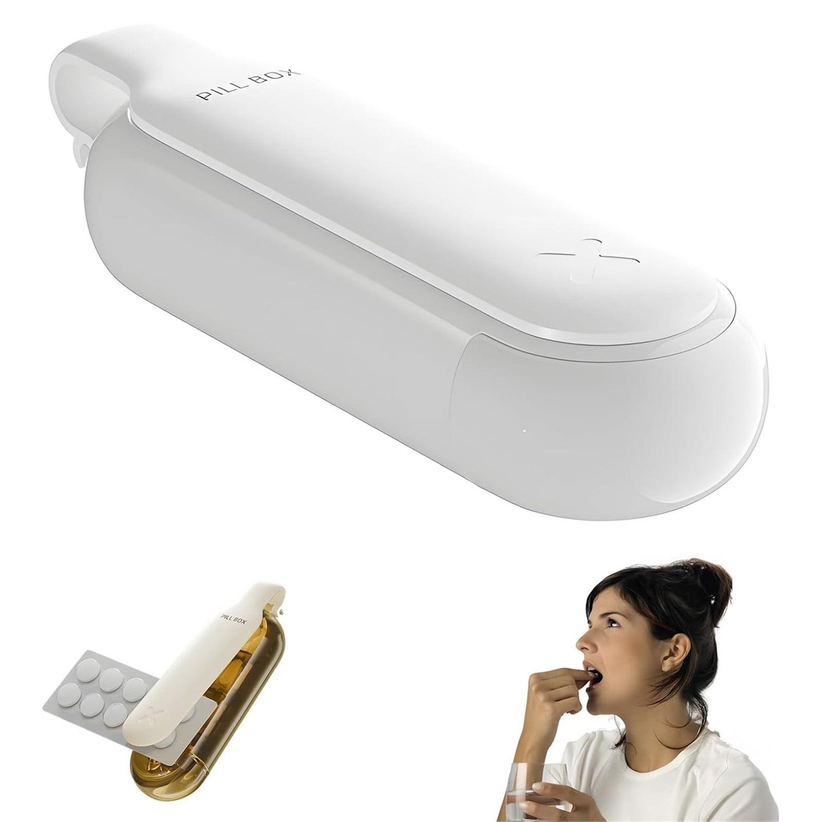 Portable Organizer Box, Four-Compartment Storage Box, Travel-Friendly Medication Dispenser For Seniors One Size