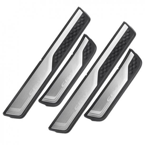 4Pcs Door Sill Scuff Plate Guards Cover Protectors For Honda CR-V CRV 2017-2020