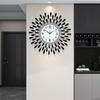 Jiujiuda 38CM Iron Art Decorative Wall Clock
