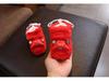 Velvet-Lined Non-Slip Red Baby Snow Boots: Sizes 0-1 Year, Thickened for Autumn/Winter