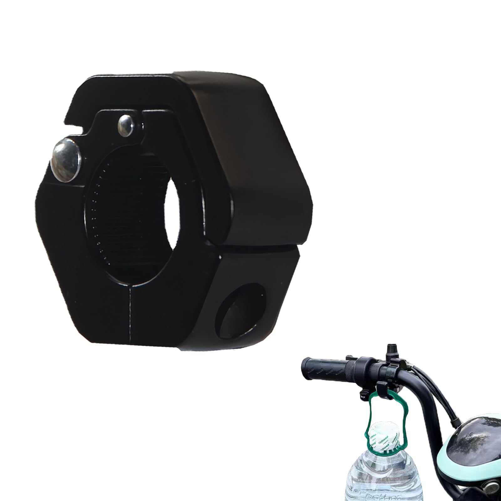 

TOAURDA Мотоциклетный крючок для удобства Крючок на руль Крючок для руля из алюминиевого сплава 20-22 мм Универсальный крючок для руля Шлем чёрный