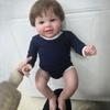 24'' 60CM Reborn Baby Dolls Kodi Cosplay Girl or Boy Miękka tkanina Body PP Bawełna Wypchana Reborn Doll Chubby Cute Smile Baby Doll Zabawki dla dzieci Prezent
