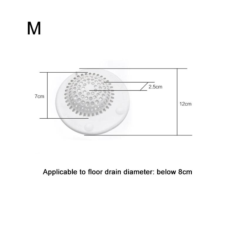 Shower Floor Drain, Hair Stopper Catcher, Kitchen Sink, Anti-blocking Bathtub Strainer Sewer, Outfall Filter Bathroom Supplies