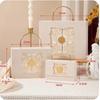 Flip Up Baroque Suede Gift Box Double Open Candy Boxes  Wedding Valentine's Day Birthday