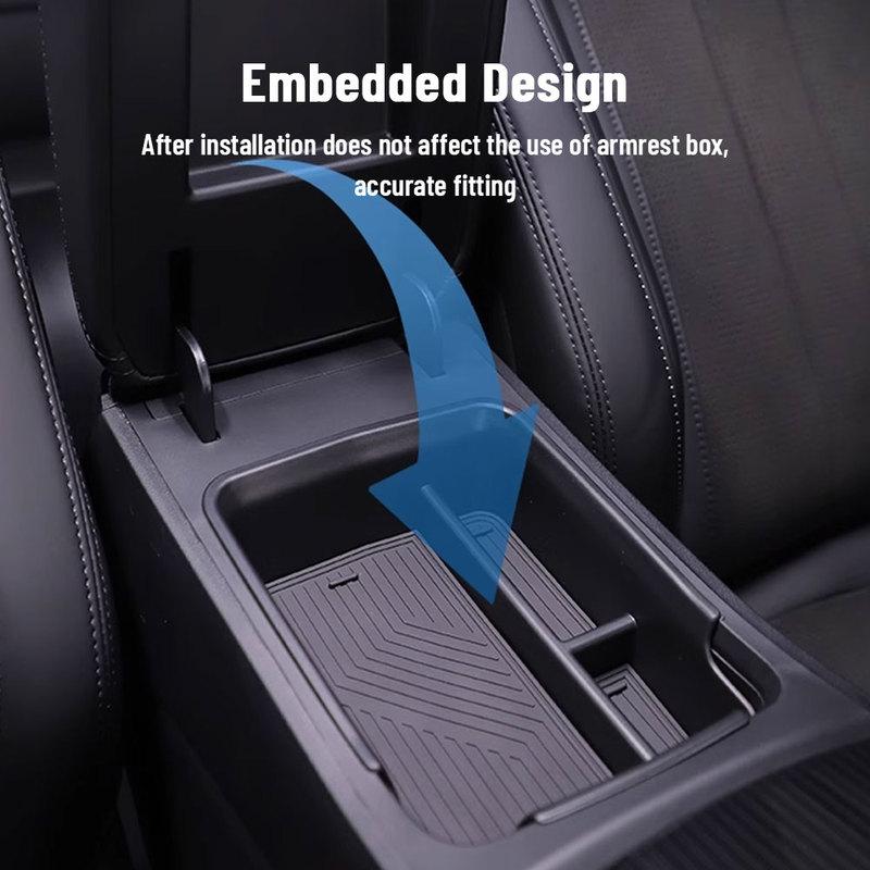 Car Armrest Storage Box Tray for GEELY MONJARO 2024 Auto Center Console Box Orgnainzer Tidy Up Interior Accessories