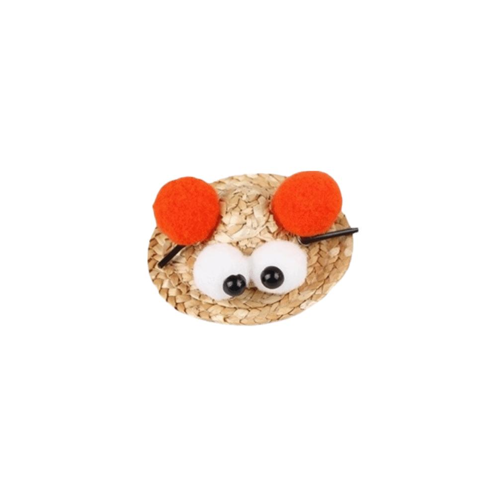 

Adjustable Fisherman Hat Elastic Strap Decorative Rabbit Cap Creative Pet Sun Hat Pet Festive A small model