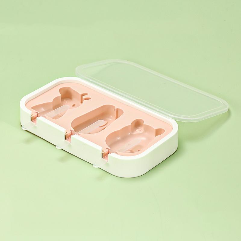 Popsicles Molds Kids Baby Cute Shapes Silicone Mini Popsicle Molds BPA Free Reusable Ice Cream Mold Popsicle Maker Homemade Set