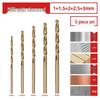 High-Strength German Stainless Steel Cobalt Drill Bit Set