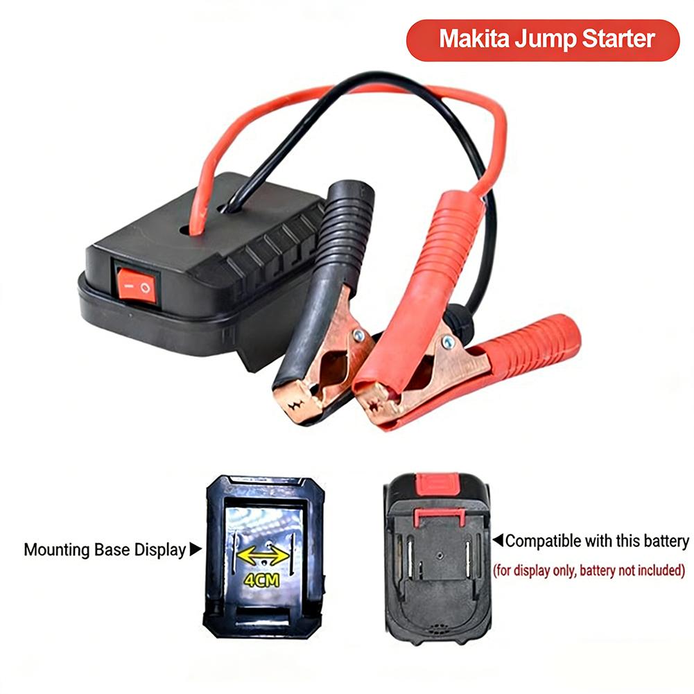 Portable 18V Lithium Batteries Converts Emergency Starter Adapter Car Jump Starter Power Source for Tools Impact Wrench