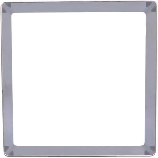 BESTonZON 17 Inch Square Mousse Mold, Non-Stick Seamless Stainless Steel Cake Ring, Baking Supplies, Cutter, Kitchen Pie Mold for Home Baking