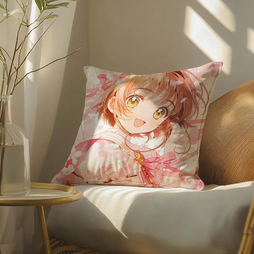 Cardcaptor Pillow Case Pillowcase, Double-Sided Printed, Sofa Cushion, Bedroom Headboard