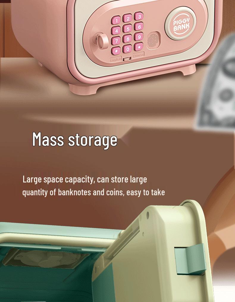 2024 Large Capacity Password Piggy Bank for Girls